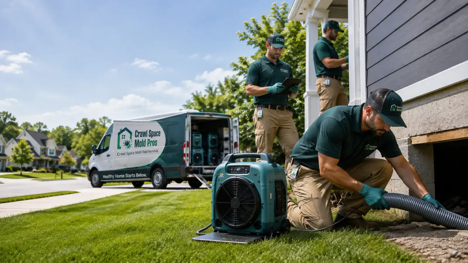 Crawl Space Mold Removal in Spring Valley, OH